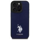 US Polo USHCP15XPGEV iPhone 15 Pro Max 6.7" Sötétkék Bőr Hímzett DH Szín tok