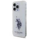 US Polo USHCP15XTPUHRBH iPhone 15 Pro Max 6.7" fehér Shiny Big Logo tok