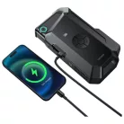 USAMS Indító Akku 8000mAh beépített zseblámpával fekete