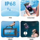 USAMS Vízálló Tok 6.7" IP68 átlátszó FSD1203 (US-YD012) tok