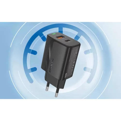 Foneng EU66 A+C 2 (PD20W) hálózati töltő fekete