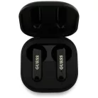 Vezeték nélküli fülhallgató Guess 4G Metal Logo fekete