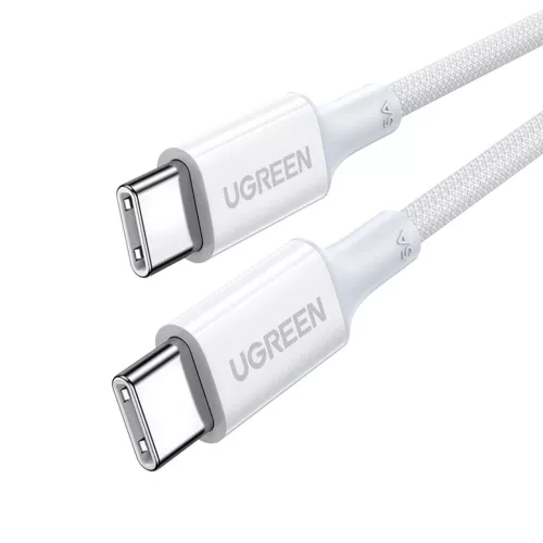 Ugreen US557 USB-C / USB-C PD kábel 100W 1m - fehér