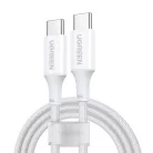 Ugreen US557 USB-C / USB-C PD kábel 100W 1m - fehér