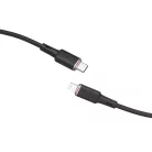 Acefast - Adatkábel (C2-01) - Type-C - Lightning, 30W, 3A, Gyors töltés, MFi tanúsítvány, 1.2m - Fekete