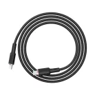 Acefast - Adatkábel (C2-01) - Type-C - Lightning, 30W, 3A, Gyors töltés, MFi tanúsítvány, 1.2m - Fekete