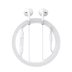   Joyroom Vezetékes In-Ear Fülhallgató Távirányítóval és Mikrofonnal, 3.5mm Jack, Szürke EU (JR-EW01)