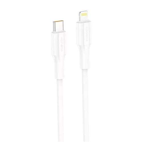 FONENG kábel XS01 USB-C - Lightning PD 27W 1M Fehér