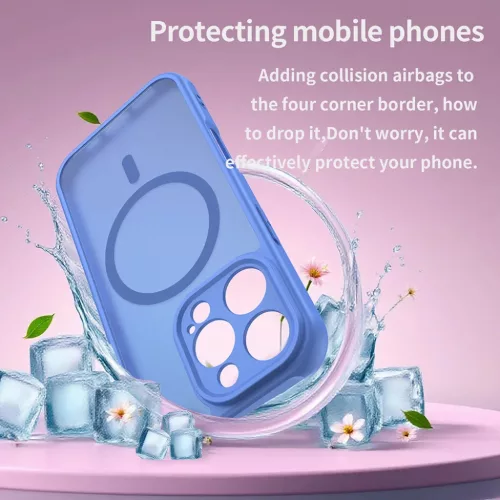 iPhone 16 Pro Sky Blue Techsuit - HaloFrost II MagSafe tok