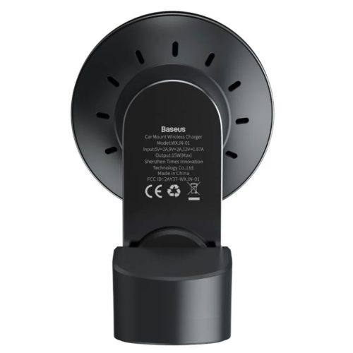 Baseus WXJN-01 Big Energy Autós telefontartó és vezeték nélküli töltő(MagSafe) fekete