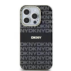  Original Case DKNY hardcase IML Mono & Stripe MagSafe DKHMP15MHRHSEK tok iPhone 15 Plus/14 Plus fekete