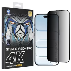 iPhone 17 Fekete Lito D+ Max 4K Privacy üvegfólia