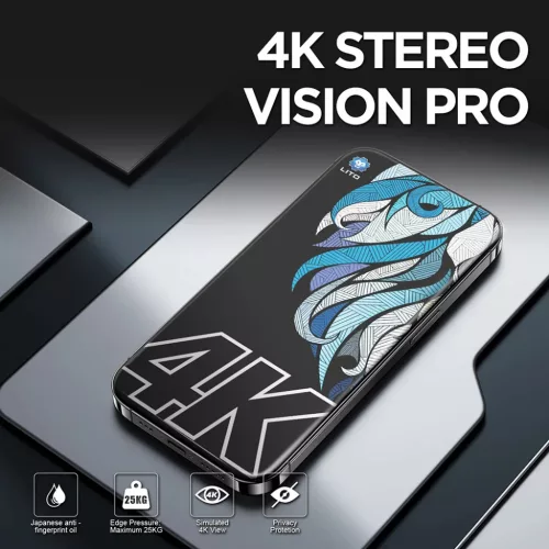 iPhone 17 Fekete Lito D+ Max 4K Privacy üvegfólia