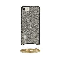 Iphone XS MAX BAG flitteres tok ezüst