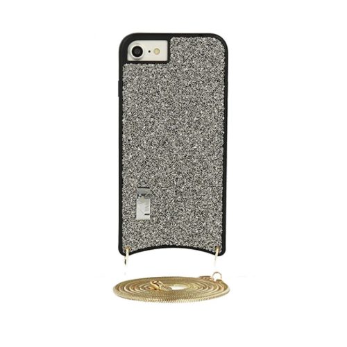 Iphone XS MAX BAG flitteres tok ezüst