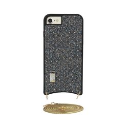 Iphone XS MAX BAG flitteres tok kék