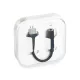 USB Type-C/3.5 mm Jack átalakító adapter fekete DAC