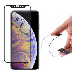   iPhone 12 Mini fekete keretes üvegfólia Wozinsky Flexi nano hybrid 9H
