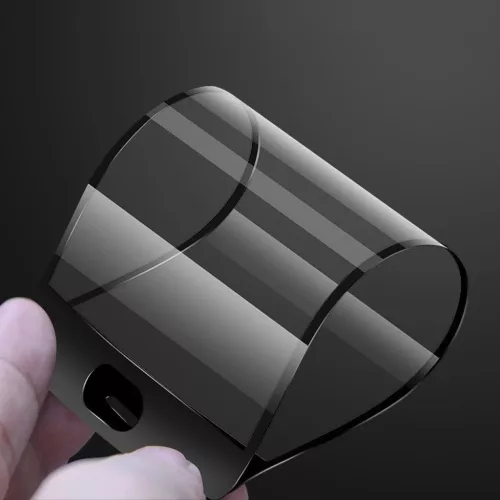 iPhone 12 Mini fekete keretes üvegfólia Wozinsky Flexi nano hybrid 9H