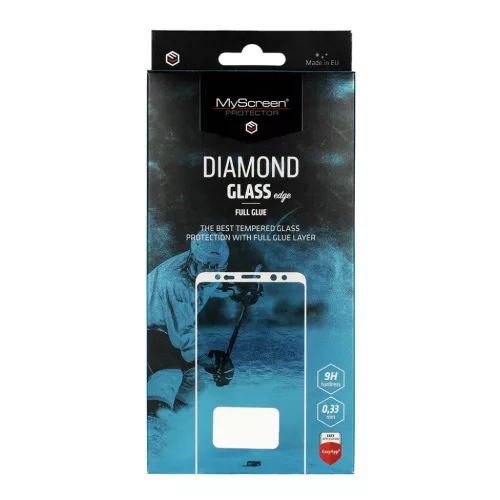 iPhone 12 mini fekete MyScreen Diamond edge kijelzővédő üvegfólia
