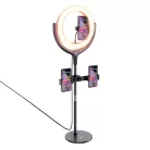 Hoco LV01 Rouge asztali LED körfény, ringlight fekete