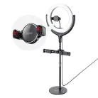 Hoco LV01 Rouge asztali LED körfény, ringlight fekete