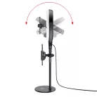 Hoco LV01 Rouge asztali LED körfény, ringlight fekete