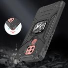 Wozinsky Ring Armor Case Kickstand telefontok Motorola Moto G9 Play fekete