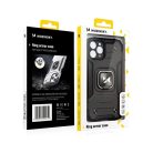 Wozinsky Ring Armor Case Kickstand telefontok Motorola Moto G9 Play fekete