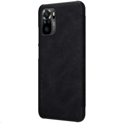 Xiaomi Redmi Note 10 4G/10s Nillkin Qin bőr fliptok fekete