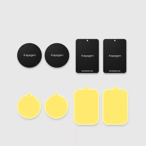 Spigen MP-4P Metalplate fém betét szett mágneses autós tartóhoz