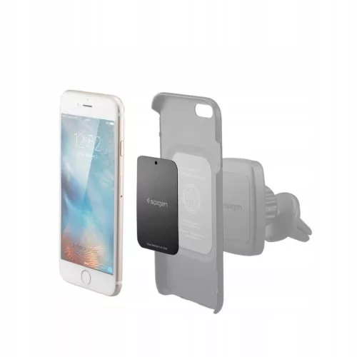 Spigen MP-4P Metalplate fém betét szett mágneses autós tartóhoz