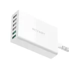 Blitzwolf BW-S15 Hálózati töltő 6xUSB/ QC 3.0 60W fehér