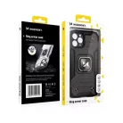 iPhone 13 Pro Max Wozinsky Ring Armor Case Kickstand telefontok ezüst