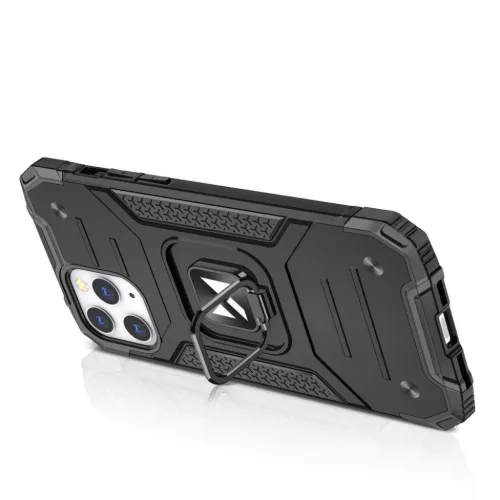 iPhone 13 Pro Max Wozinsky Ring Armor Case Kickstand telefontok kék
