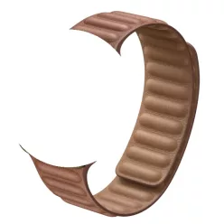  Apple Watch 3/4/5/6/7/8/SE 38/40/41mm barna Loop Leather bőr óraszíj mágneses