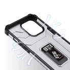 iPhone 13 Pro Max Crystal Ring Kickstand tok fekete