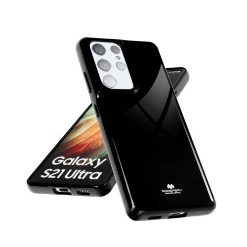 Samsung A03S Mercury Jelly szilikon tok fekete