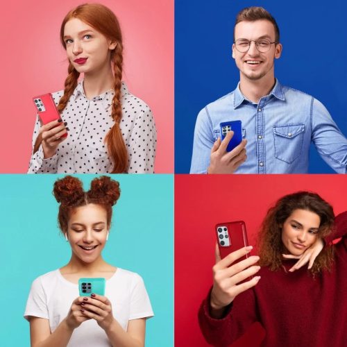 Samsung A03S Mercury Jelly szilikon tok fekete