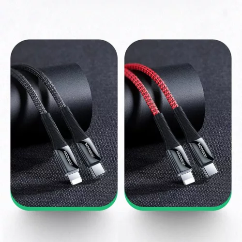Joyroom USB Type C - Lightning kábel PD 20W 2.4A 1.2m piros (S-1224K2)