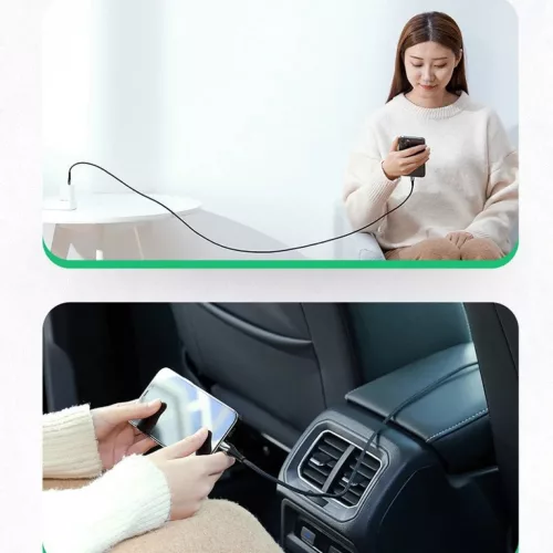 Joyroom USB Type C - Lightning kábel PD 20W 2.4A 1.2m piros (S-1224K2)