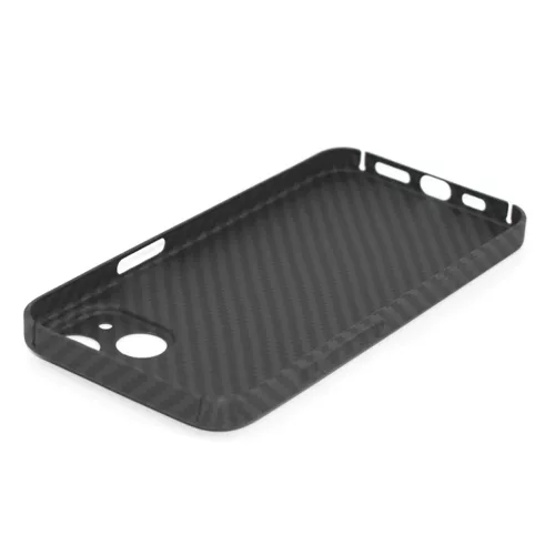 iPhone 13 Pro Max valódi aramid tok kameravédelemmel fekete