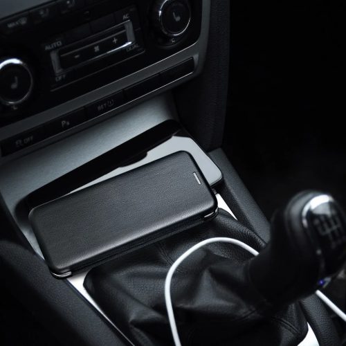 Samsung A03s Forcell Elegance fliptok fekete