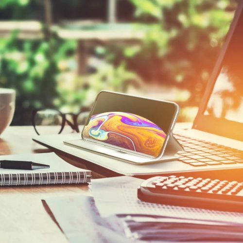 Samsung A03s Forcell Elegance fliptok fekete