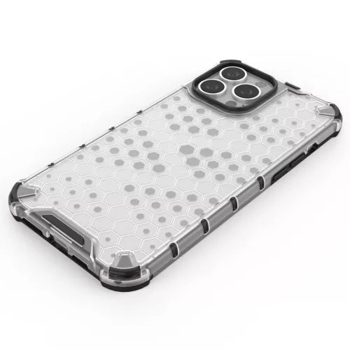 iPhone 13 Pro Max Honeycomb armor TPU tok fekete