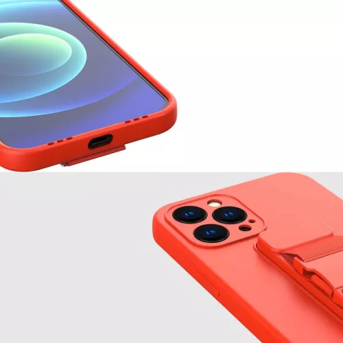 iPhone 13 Pro Rope TPU gél tok pánttal kék