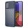 Samsung Galaxy A03s fokozott védelmet biztosító flexibilis TPU tok kék Alphajack