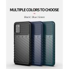 Samsung Galaxy A03s fokozott védelmet biztosító flexibilis TPU tok kék Alphajack