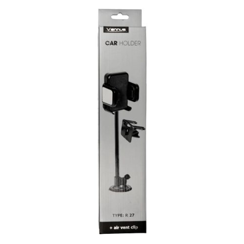 Vennus Chrome R27 Univerzális autós telefontartó szellőzőre vagy szélvédőre