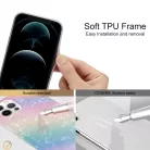 iPhone 13 Pro Max TPU tok színes mintával Alphajack (P2) kék-rózsaszín